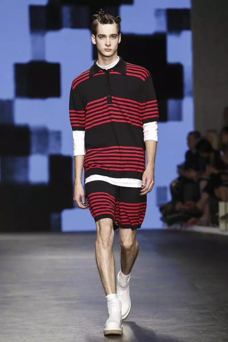 Christopher Shannon Menswear פרילינג זומער 2015 שניט ווייַזן אין לאָנדאָן