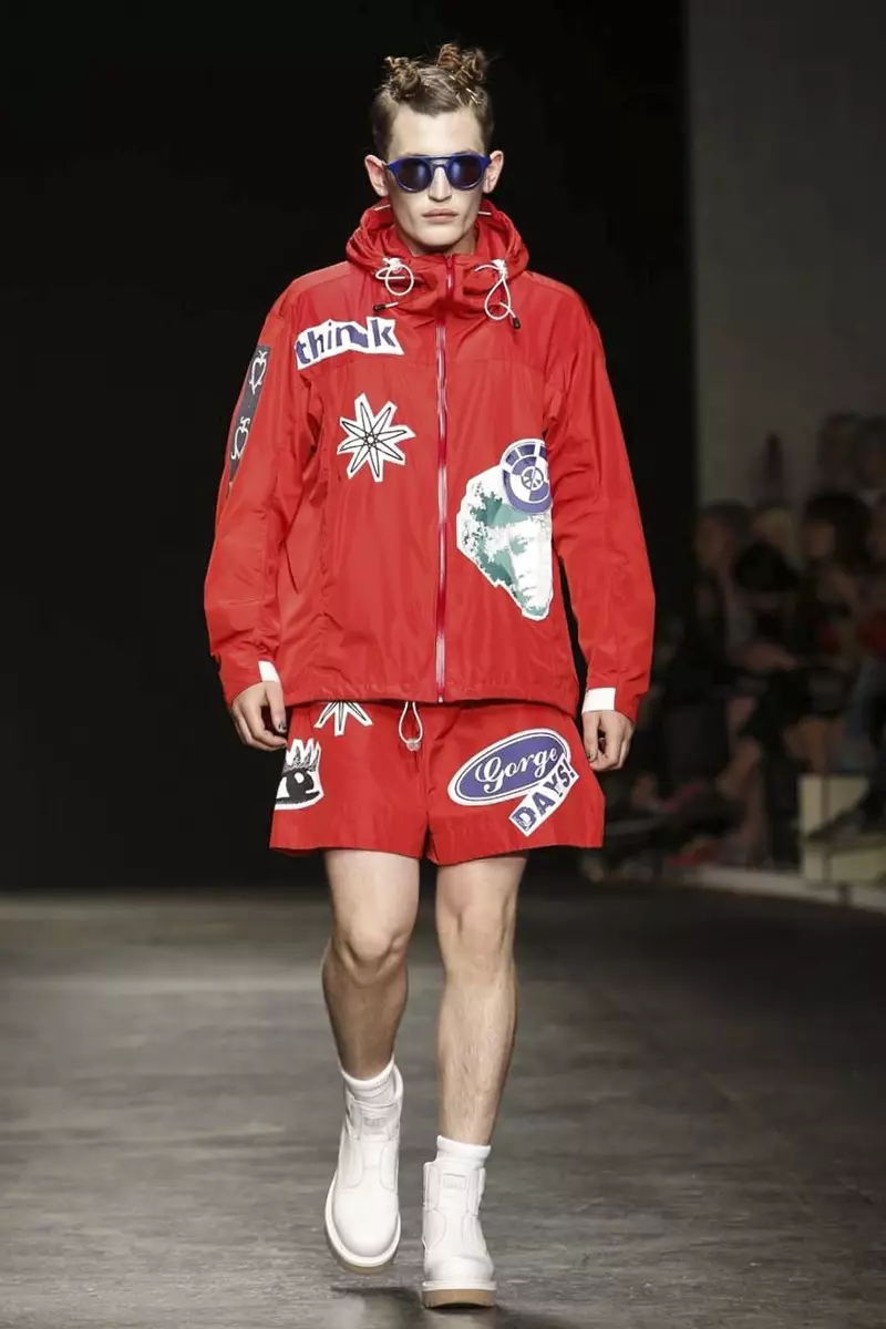 Christopher Shannon Menswear Impeshyi Yimyambarire Yimyidagaduro 2015 i Londres