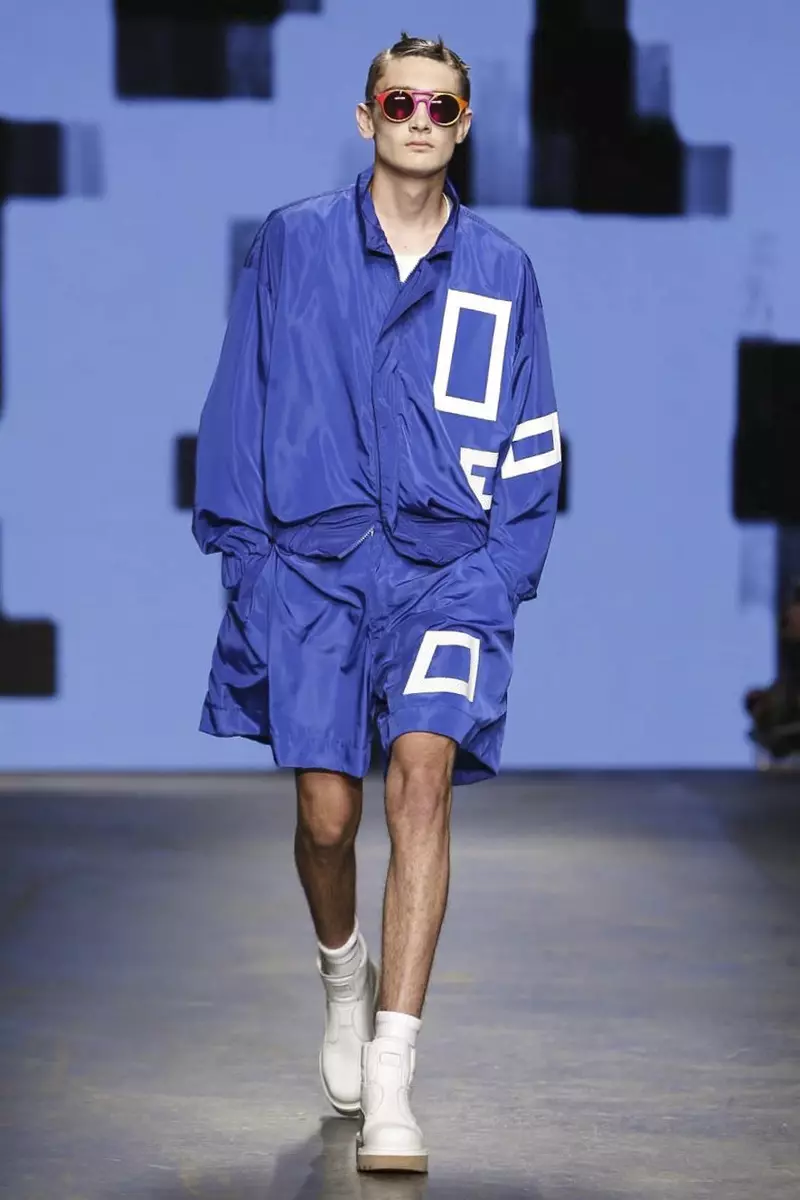 Christopher Shannon Menswear פרילינג זומער 2015 שניט ווייַזן אין לאָנדאָן