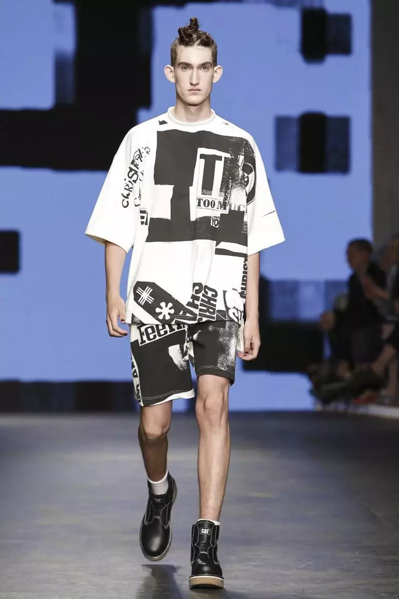 Christopher Shannon Menswear Impeshyi Yimyambarire Yimyidagaduro 2015 i Londres