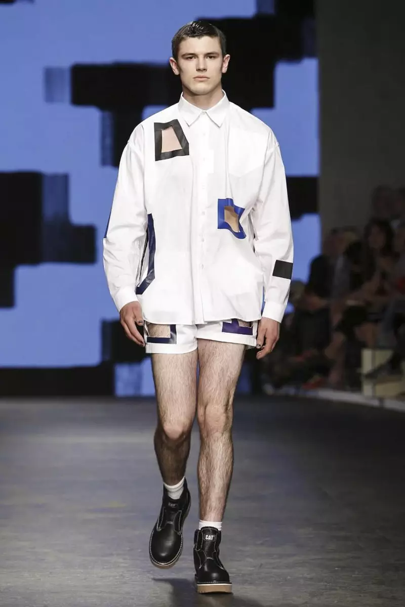 Christopher Shannon Menswear Spring Summer 2015 London တွင် ဖက်ရှင်ရှိုး