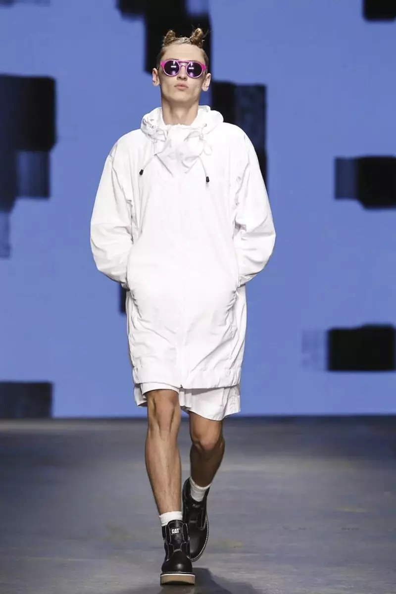 Desfile de Moda de Christopher Shannon Moda Masculina Primavera Verão 2015 em Londres