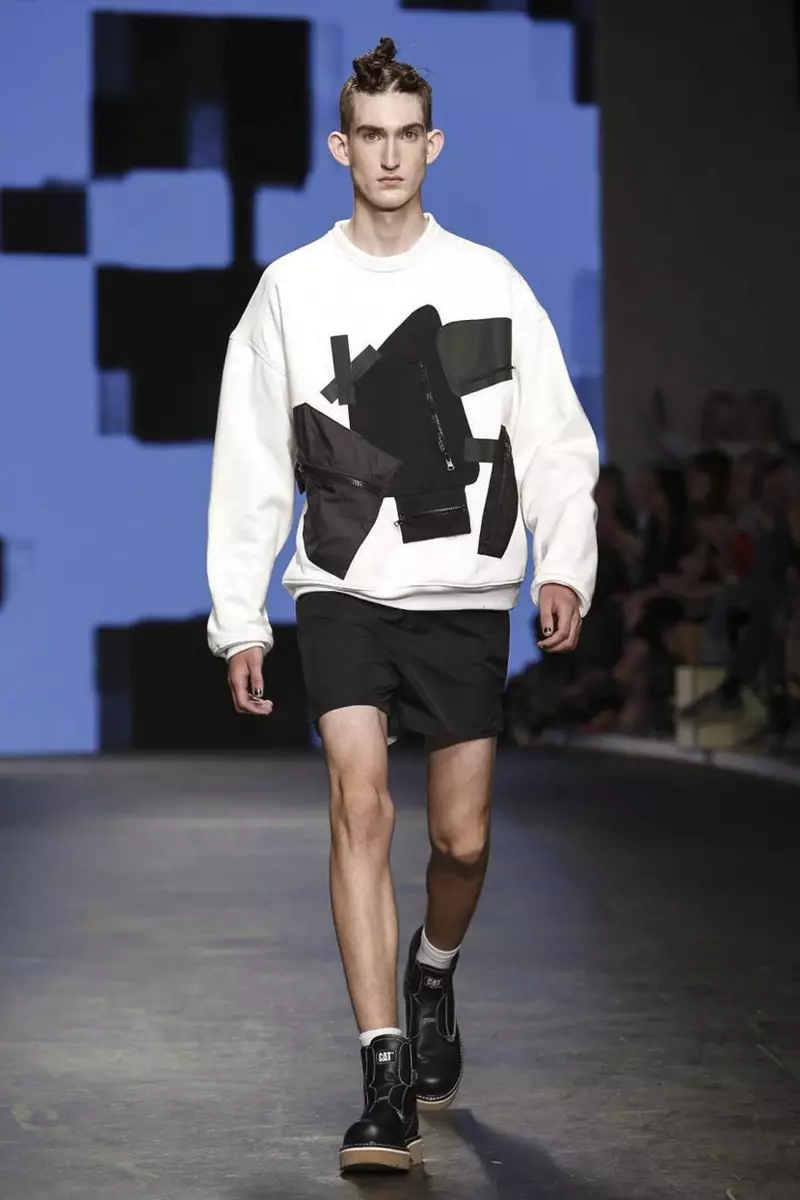 Christopher Shannon Menswear Impeshyi Yimyambarire Yimyidagaduro 2015 i Londres