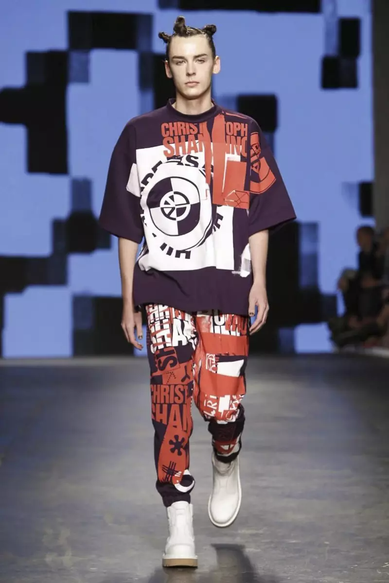 Christopher Shannon Menswear Impeshyi Yimyambarire Yimyidagaduro 2015 i Londres