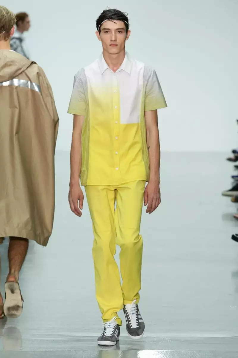 Richard Nicoll, pánske oblečenie, jar leto, 2015, módna prehliadka v Londýne
