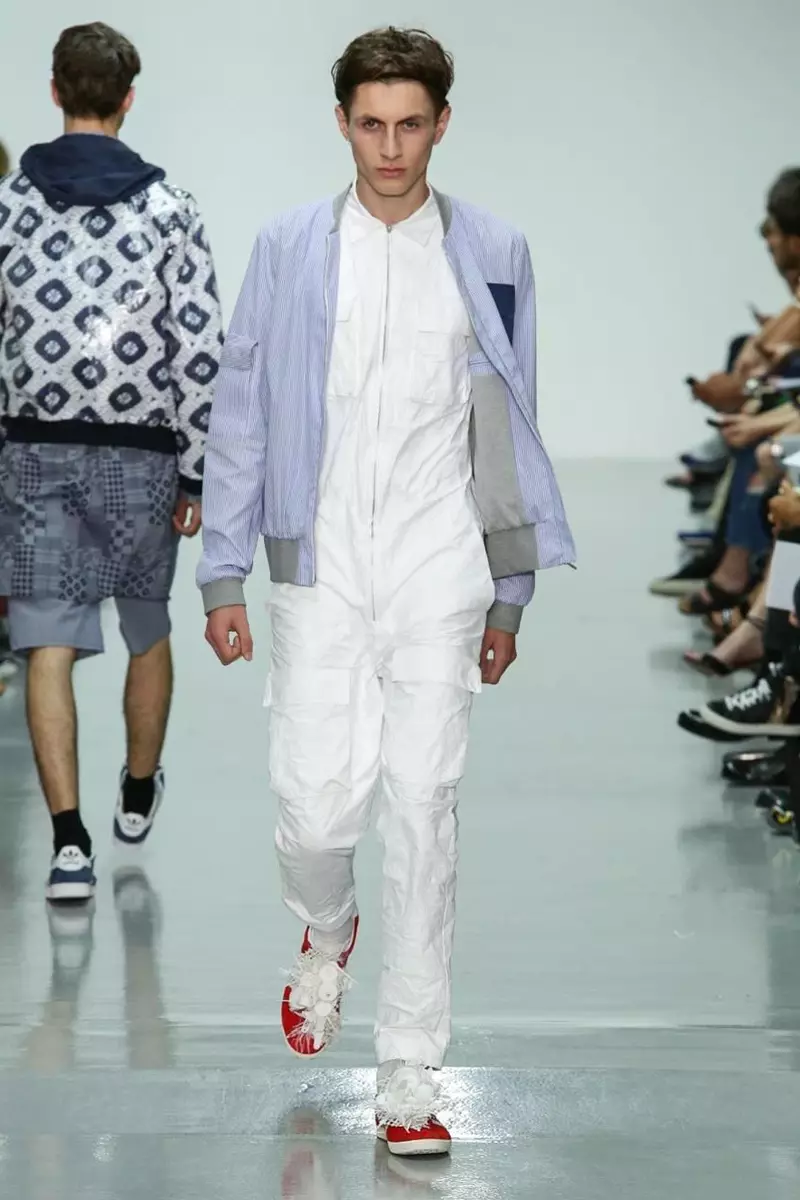 Richard Nicoll, roba masculina, primavera estiu, 2015, desfilada de moda a Londres