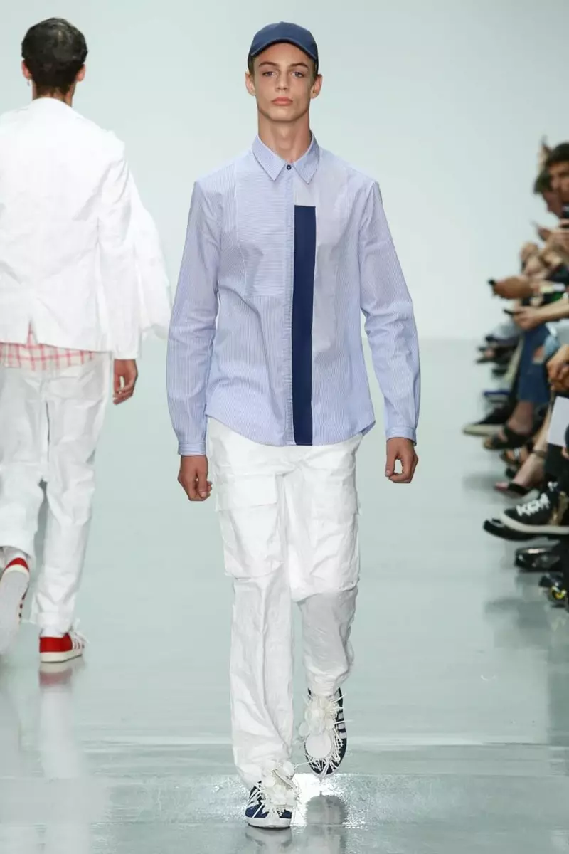 რიჩარდ ნიკოლი, მამაკაცის ტანსაცმელი, გაზაფხული ზაფხული, 2015, მოდის ჩვენება ლონდონში