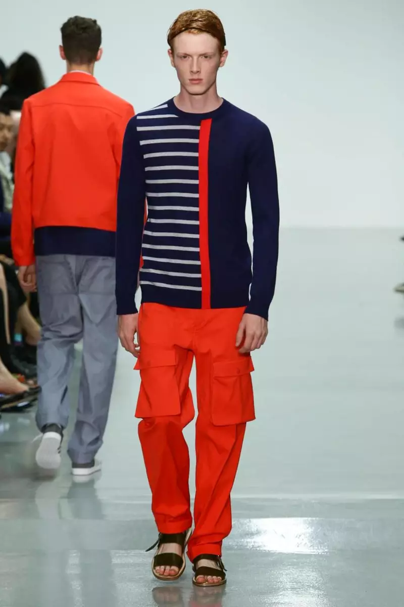 ريتشارد نيكول ، ملابس رجال ، ربيع وصيف 2015 ، عرض أزياء في لندن