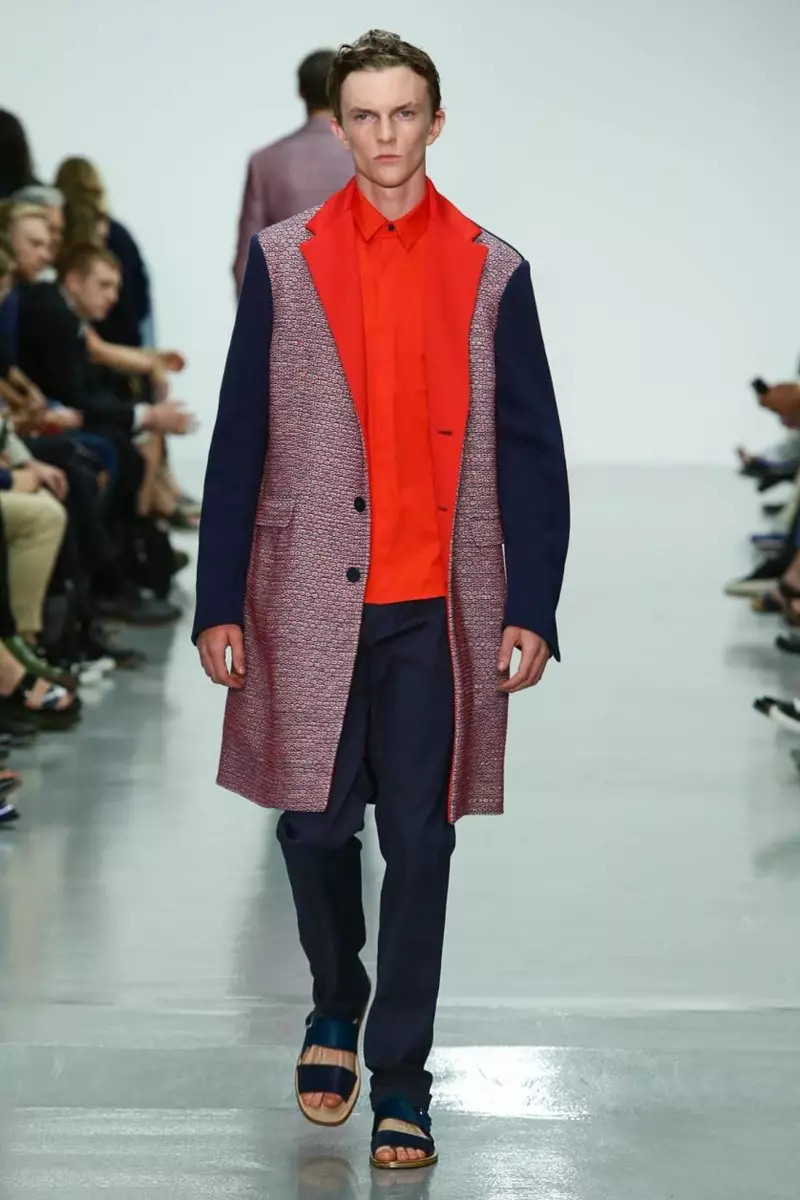 ריצ'רד ניקול, בגדי גברים, אביב קיץ, 2015, תצוגת אופנה בלונדון