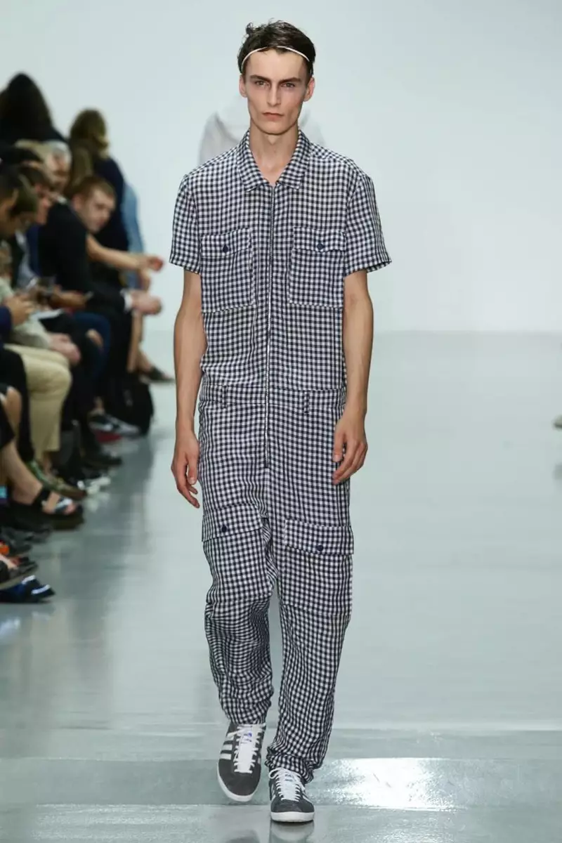 Richard Nicoll, pánske oblečenie, jar leto, 2015, módna prehliadka v Londýne