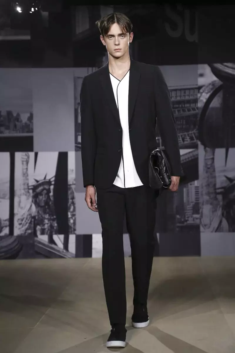 Shfaqje e modës DKNY Man Veshje për meshkuj Veshje për meshkuj Pranverë Verë 2015 në Londër
