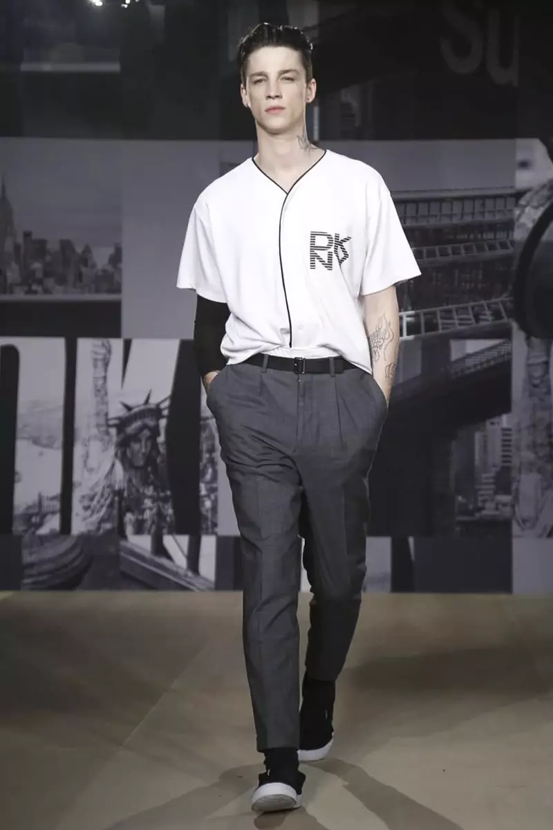 DKNY Man Menswear Menswear Lente Somer 2015 Modeskou in Londen