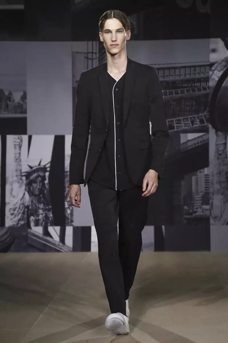 DKNY Man Menswear בגדי גברים אביב קיץ 2015 תצוגת אופנה בלונדון