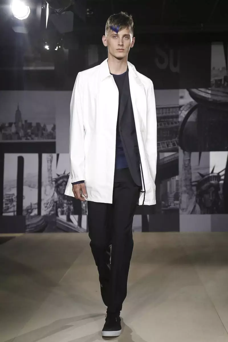 DKNY Man Menswear Menswear Lente Somer 2015 Modeskou in Londen