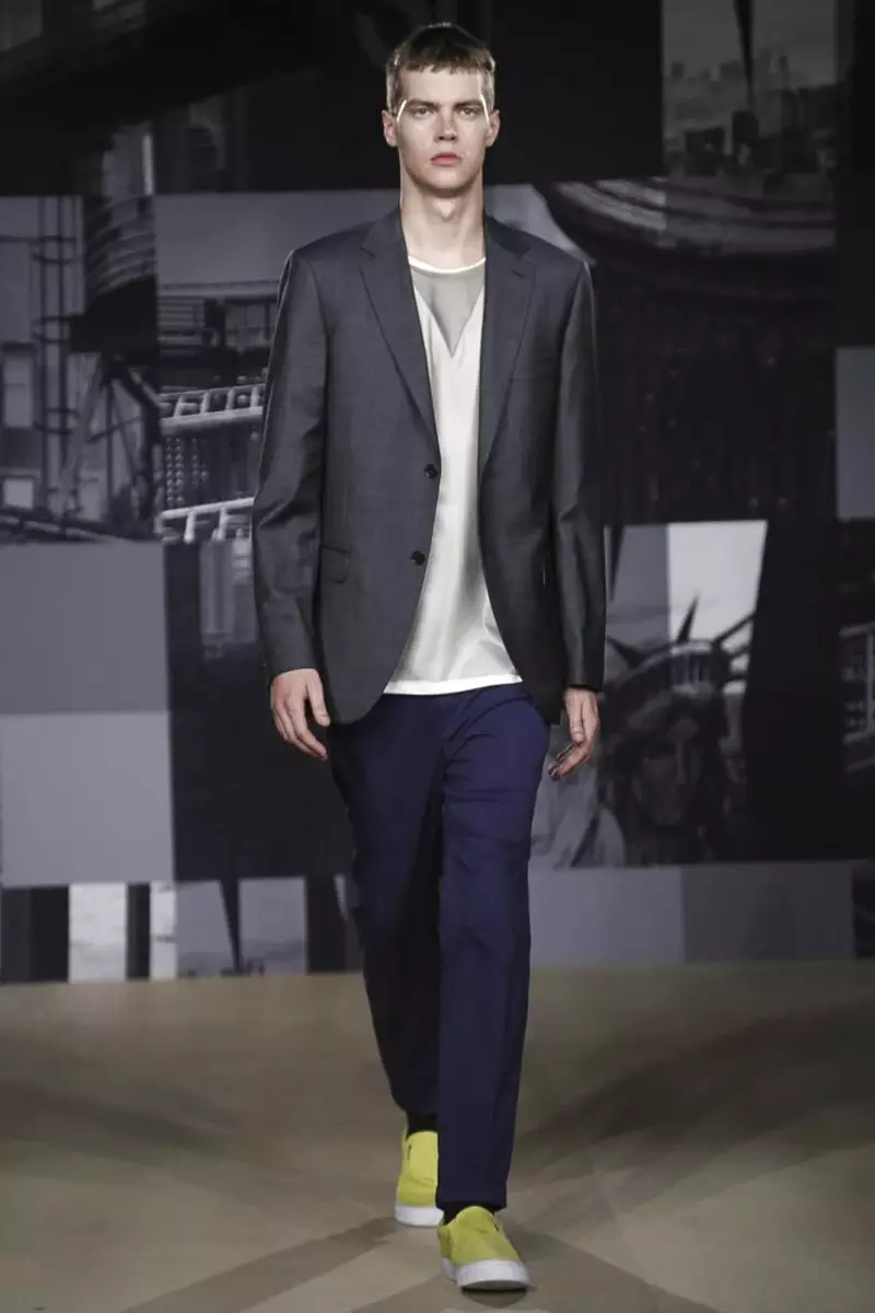 DKNY Man Menswear בגדי גברים אביב קיץ 2015 תצוגת אופנה בלונדון