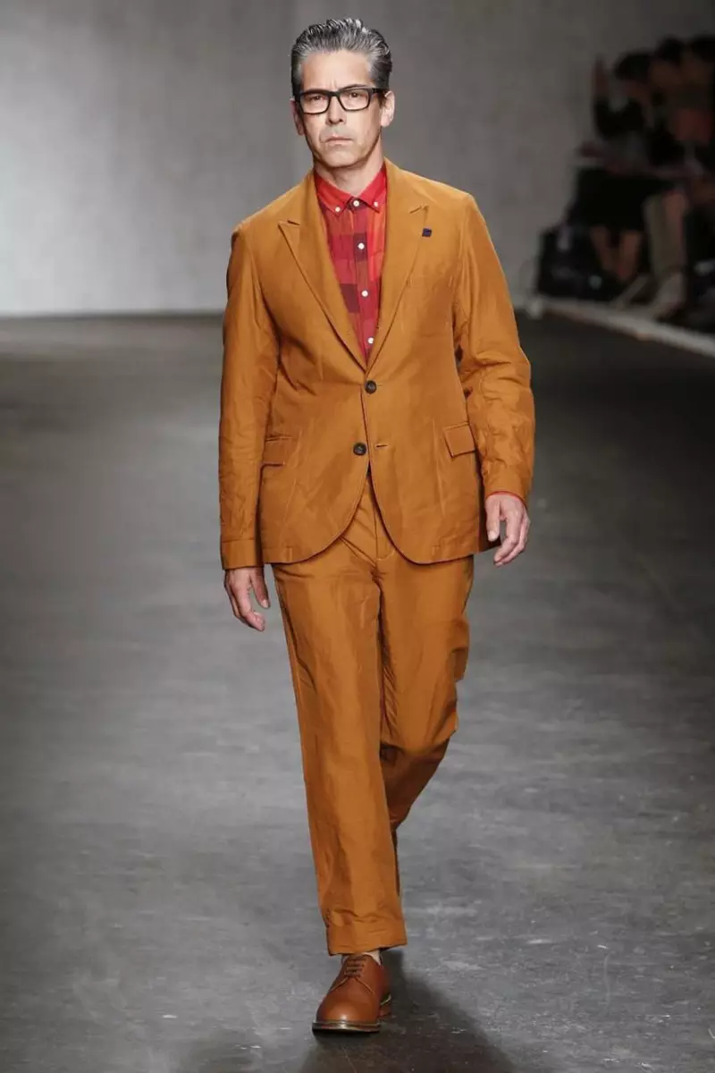 Oliver Spencer, Menswear, Spring Summer, 2015, Sioe Ffasiwn yn Llundain