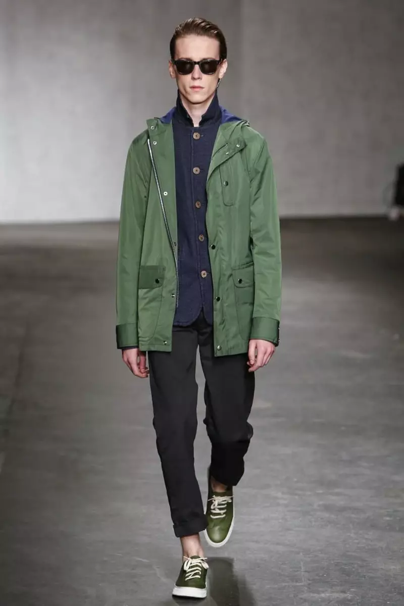 Oliver Spencer, Menswear, Caij Nplooj Ntoos Hlav, 2015, Fashion Show hauv London