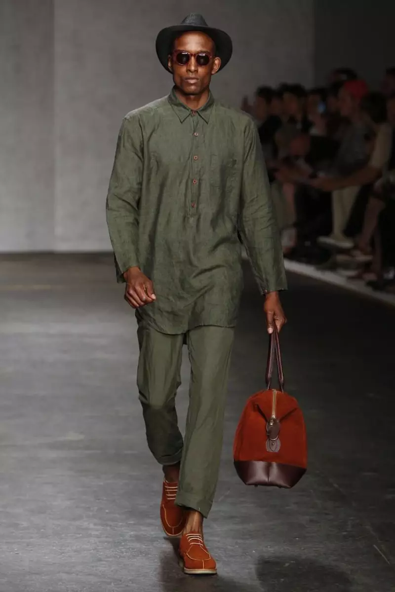 Oliver Spencer, Panlalaki, Ting-init sa Tingpamulak, 2015, Fashion Show sa London