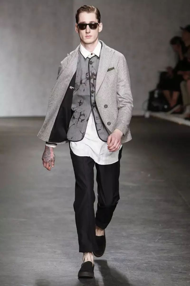 Oliver Spencer, Menswear, Spring Summer, 2015, Sioe Ffasiwn yn Llundain