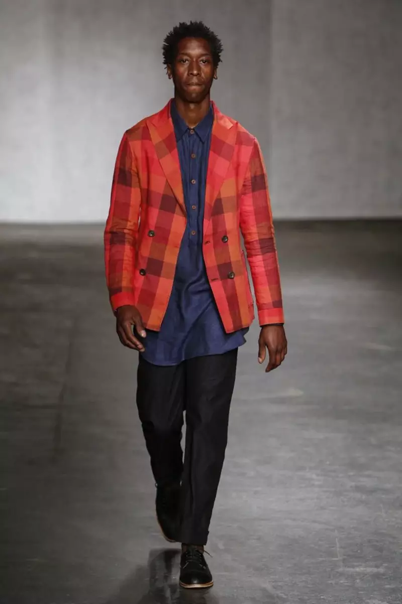 Oliver Spencer, Busana Pria, Musim Semi Musim Panas, 2015, Fashion Show ing London