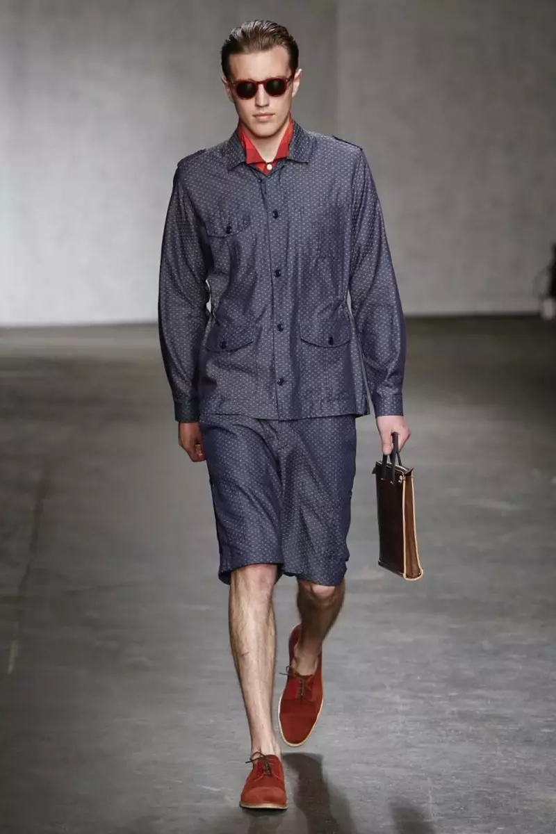 Oliver Spencer, Menswear, Lohataona fahavaratra, 2015, Fashion Show any Londres