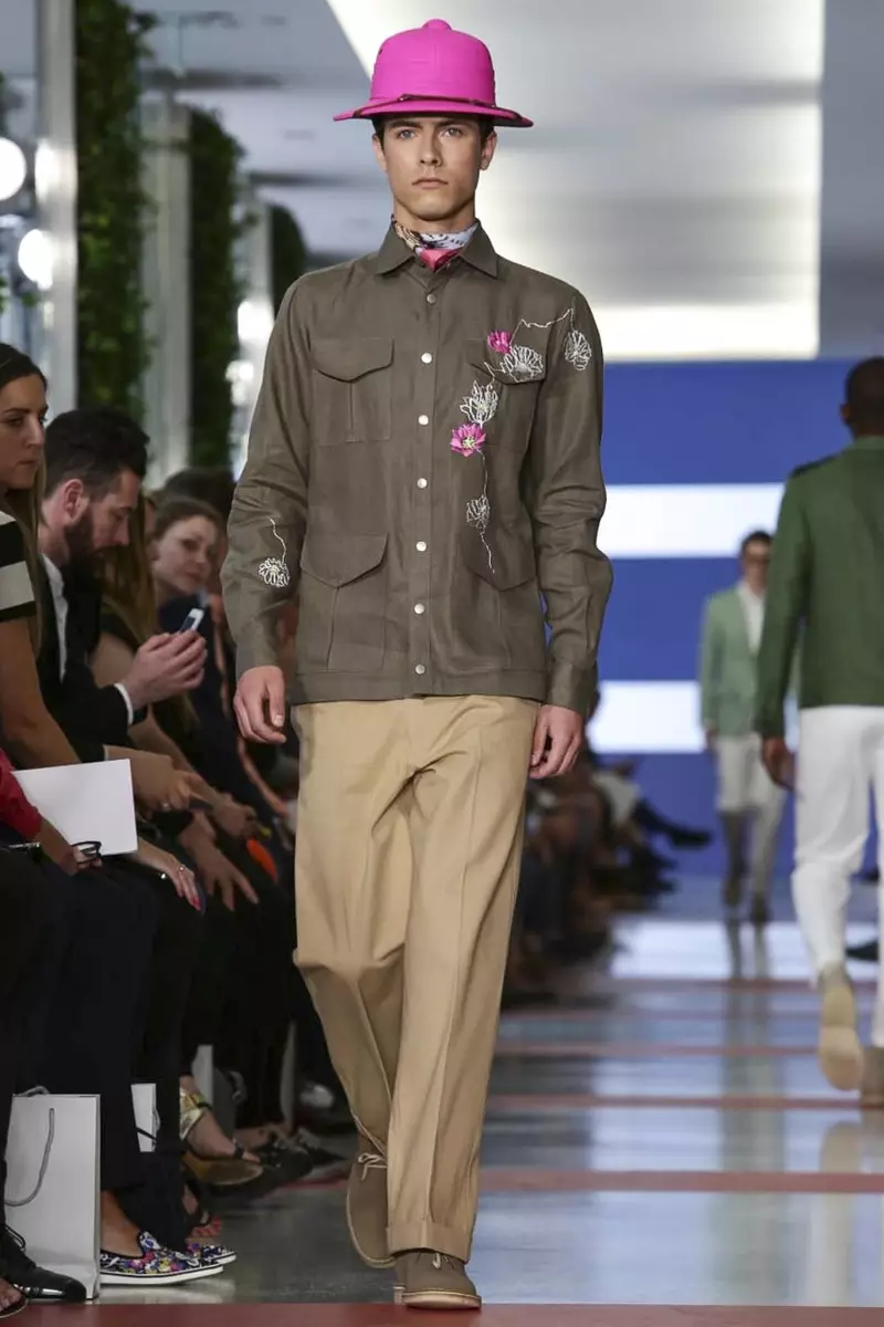 Richard James Pakaian Pria Musim Semi Musim Panas 2015 Fashion Show di London