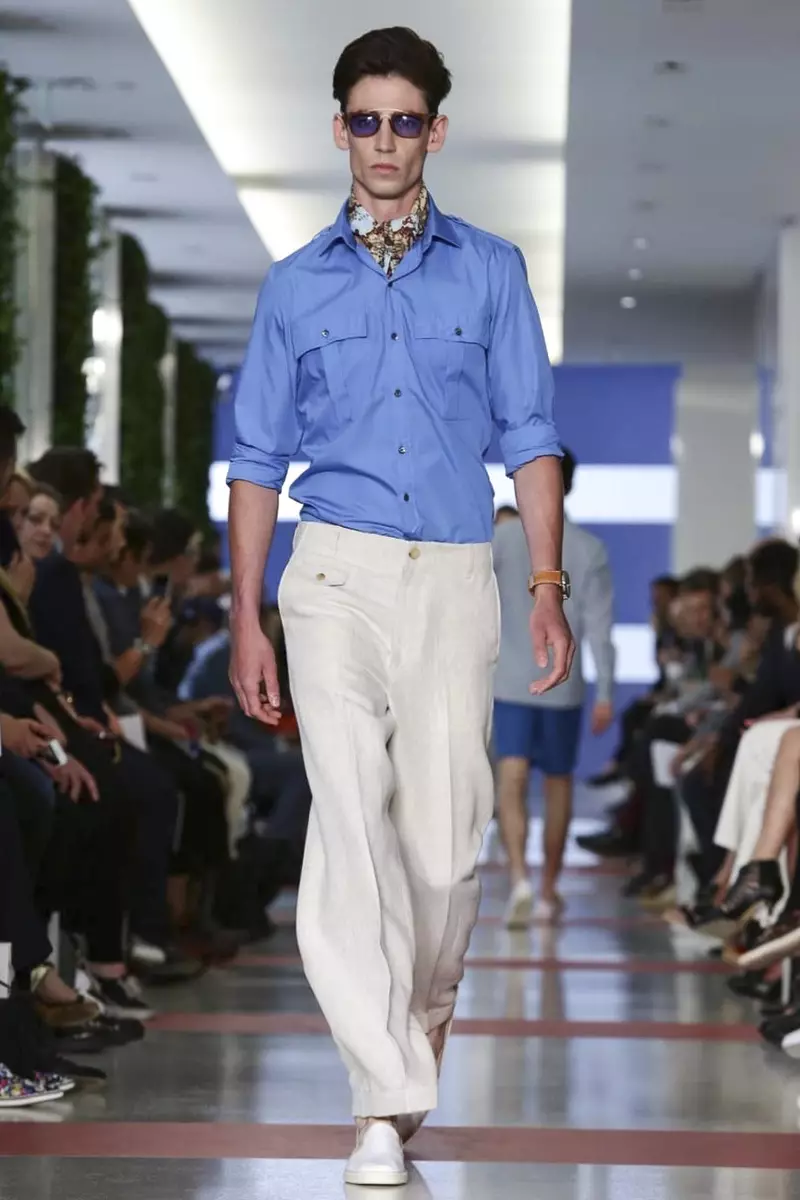 Richard James Menswear Fashion Show jaro léto 2015 v Londýně