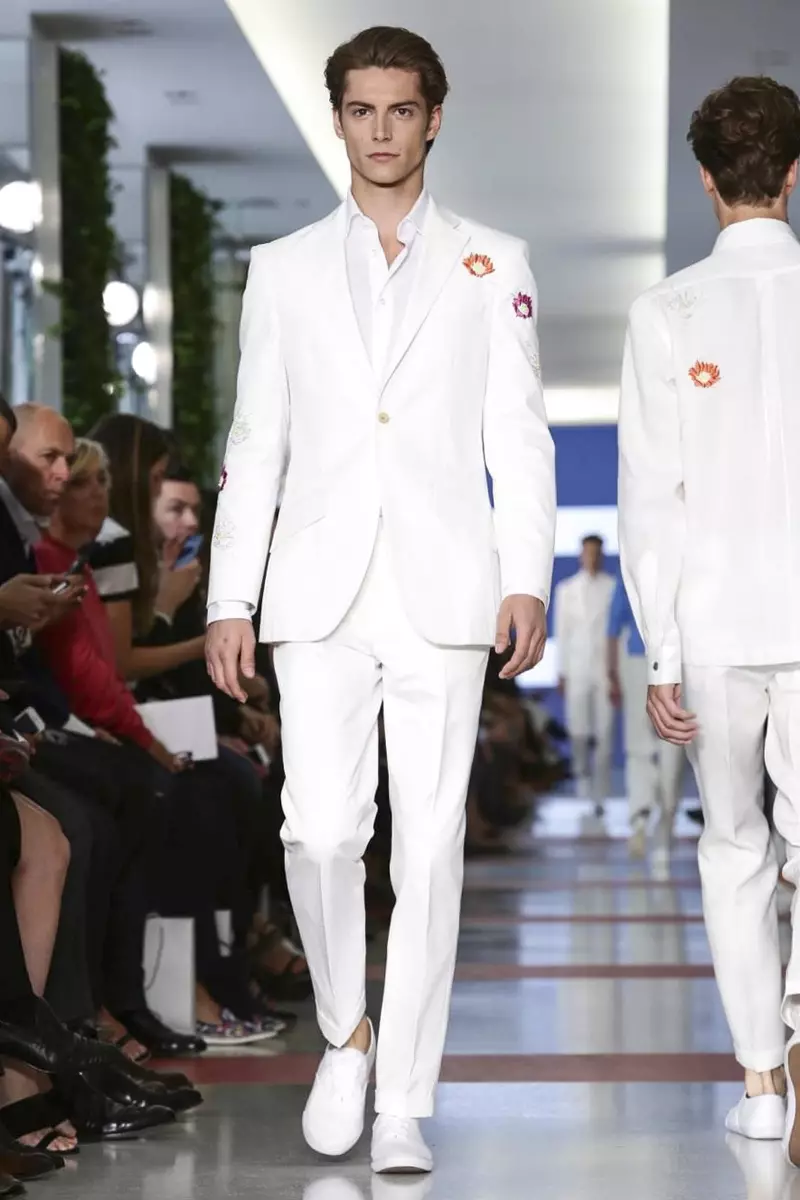 Richard James Menswear Lente Zomer 2015 Modeshow in Londen