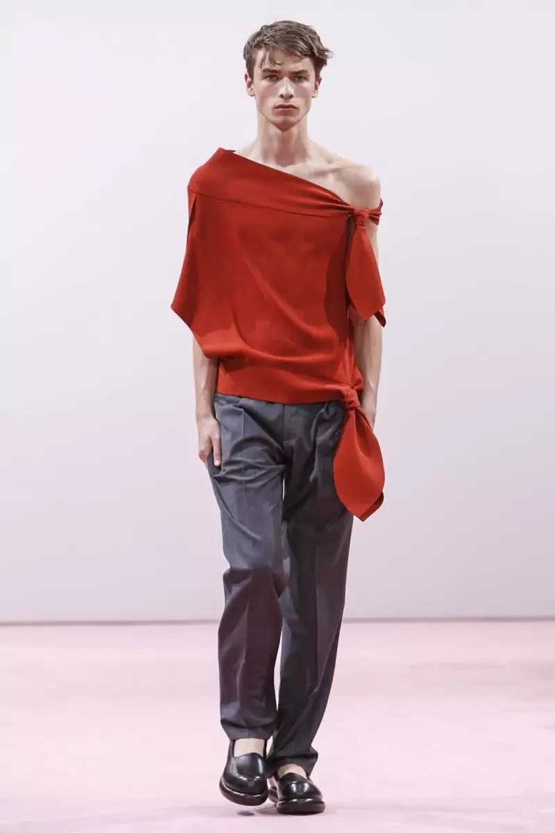 JW Anderson, Menswear, פרילינג זומער, 2015, שניט ווייַזן אין לאָנדאָן