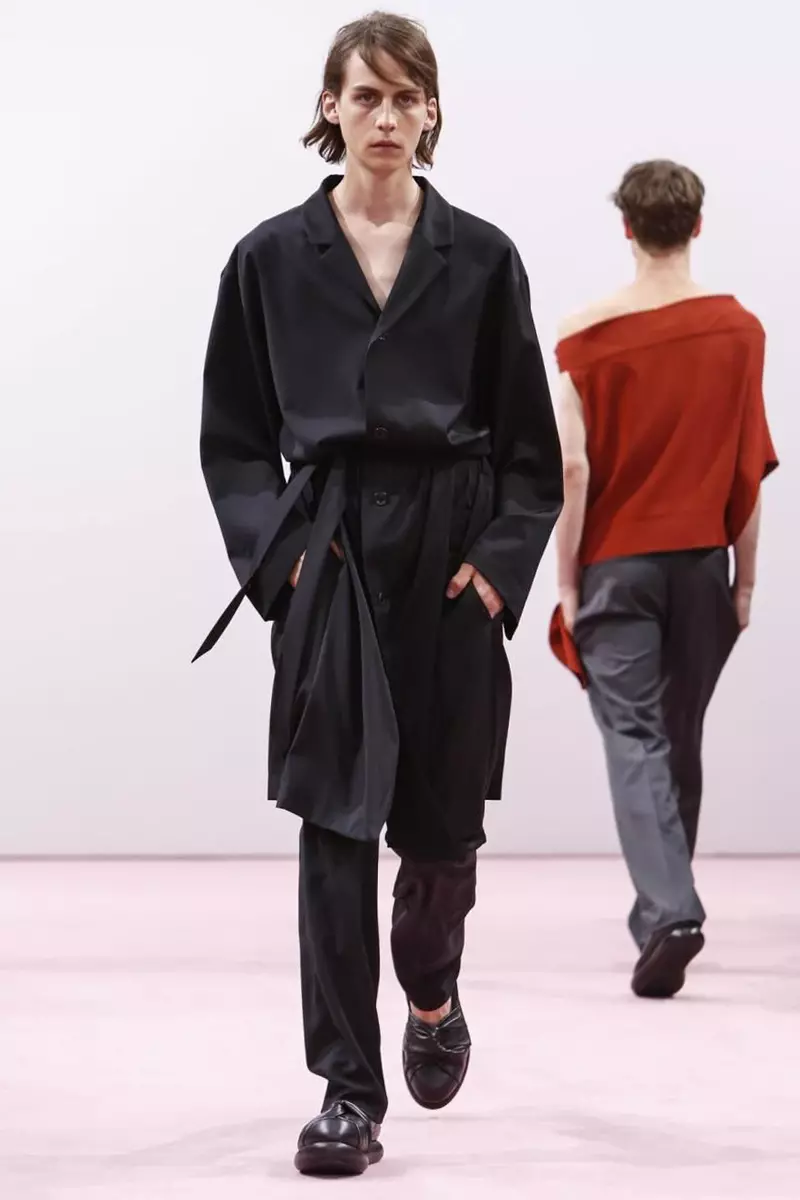 JW Anderson, Herrafatnaður, vor sumar, 2015, tískusýning í London