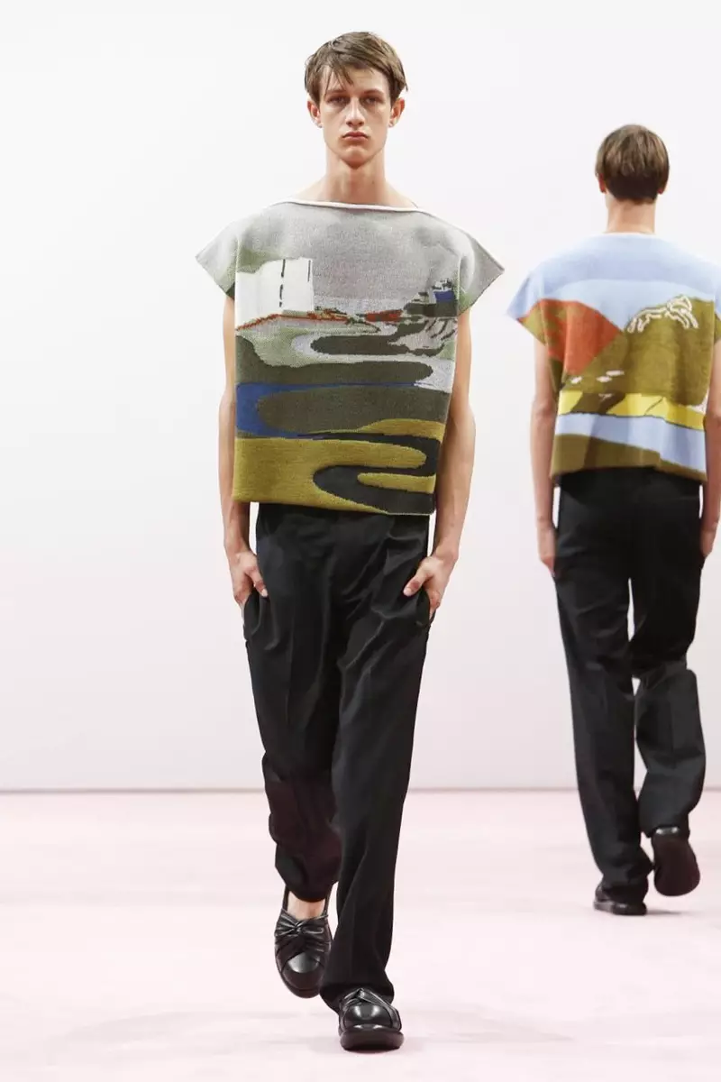 JW Anderson, Menswear, Spring Summer, 2015, Maonyesho ya Mitindo huko London