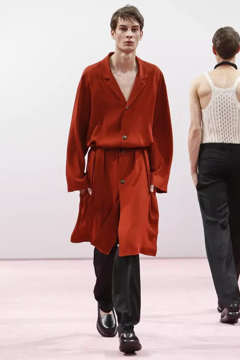 JW Anderson, Gizonezkoen arropa, 2015eko udaberria, Londresko moda desfilea