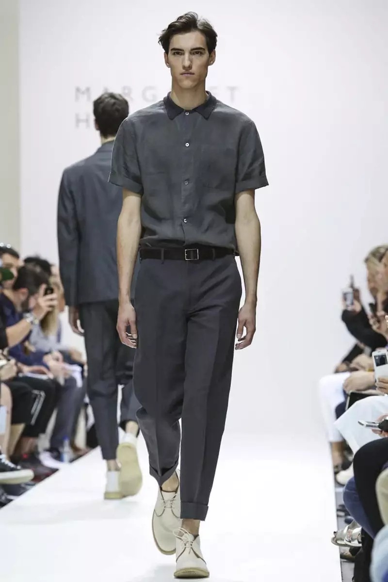 Margaret Howell Menswear אביב קיץ 2015 תצוגת אופנה בלונדון