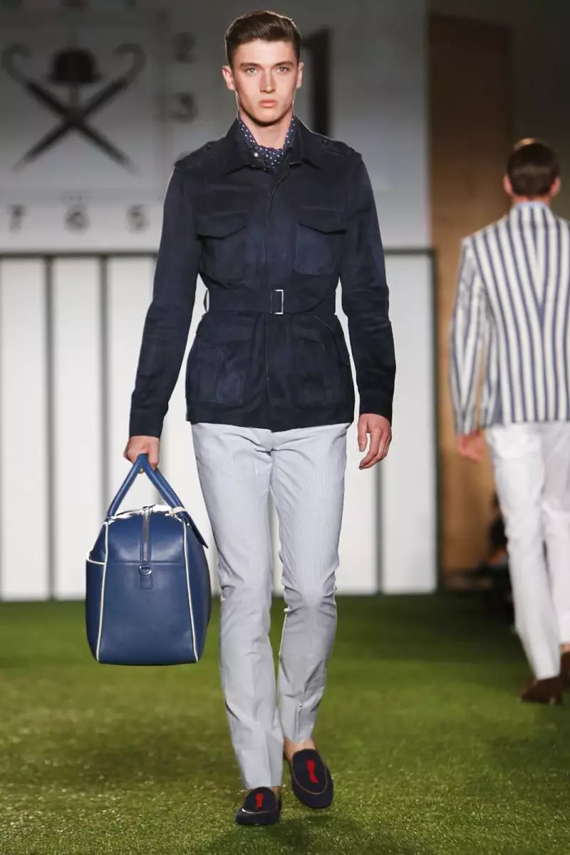 Hackett London, îmbrăcăminte pentru bărbați, primăvară vară, 2015, prezentare de modă la Londra