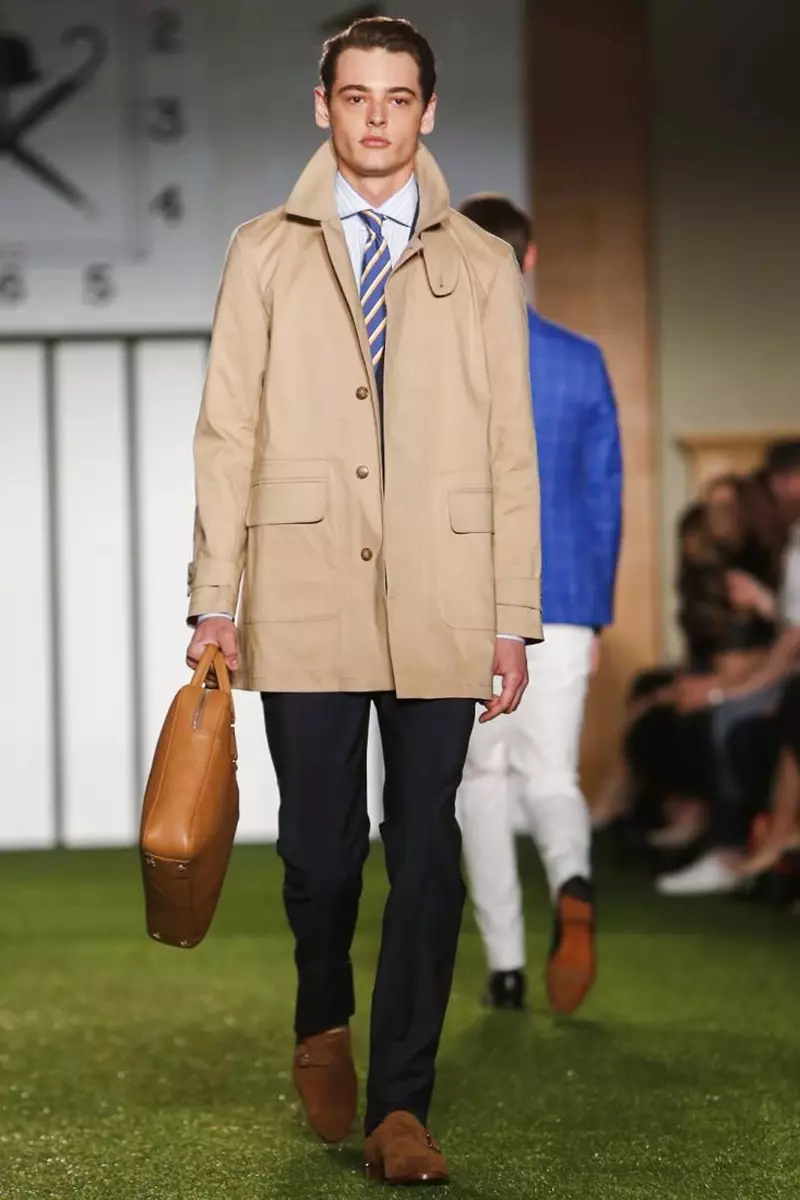 Hackett London, Erkaklar kiyimlari, Bahor-yoz, 2015, Londondagi moda ko'rgazmasi