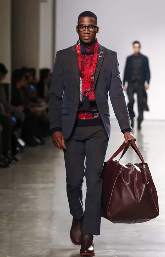 Perry Ellis 男裝秋季：冬季 2015 NYC 14