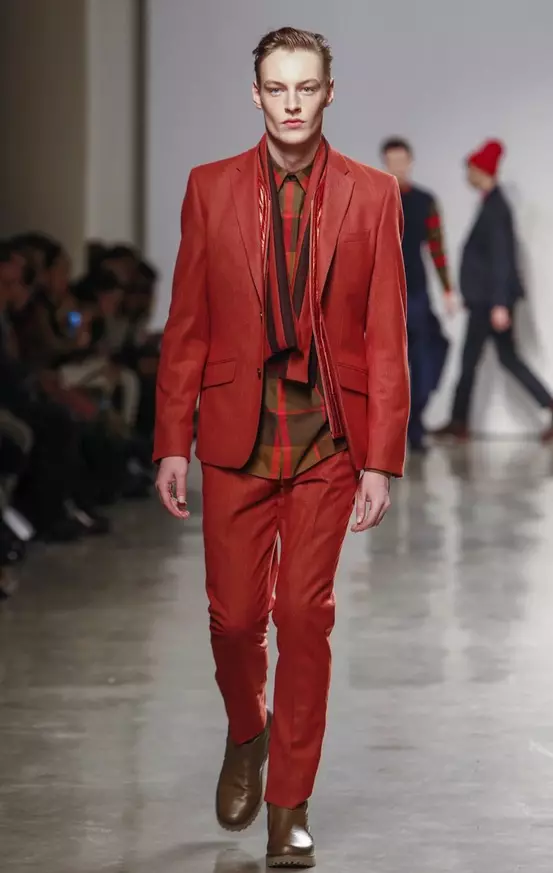 Perry Ellis Mens Yaguye: Itumba 2015 NYC 18