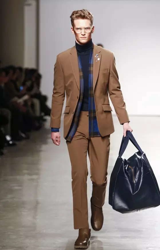 Perry Ellis Mens Payîz: Zivistan 2015 NYC 37