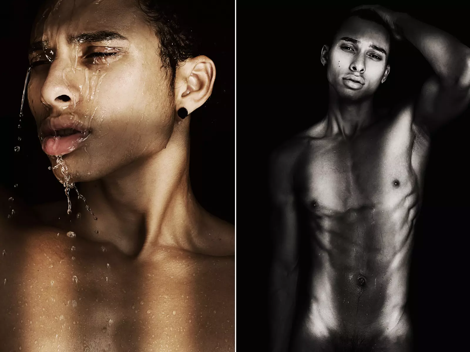 Amazing portrait nrog tus qauv Yunis Torres ntawm Red Models tua los ntawm Deon Jackson.