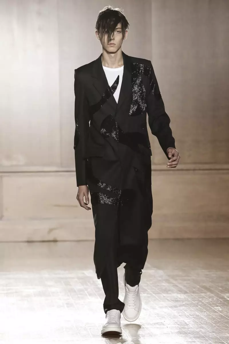 Alexander Macqueen-Menswear Spring Summer 2015 Fashion Show yn Londen