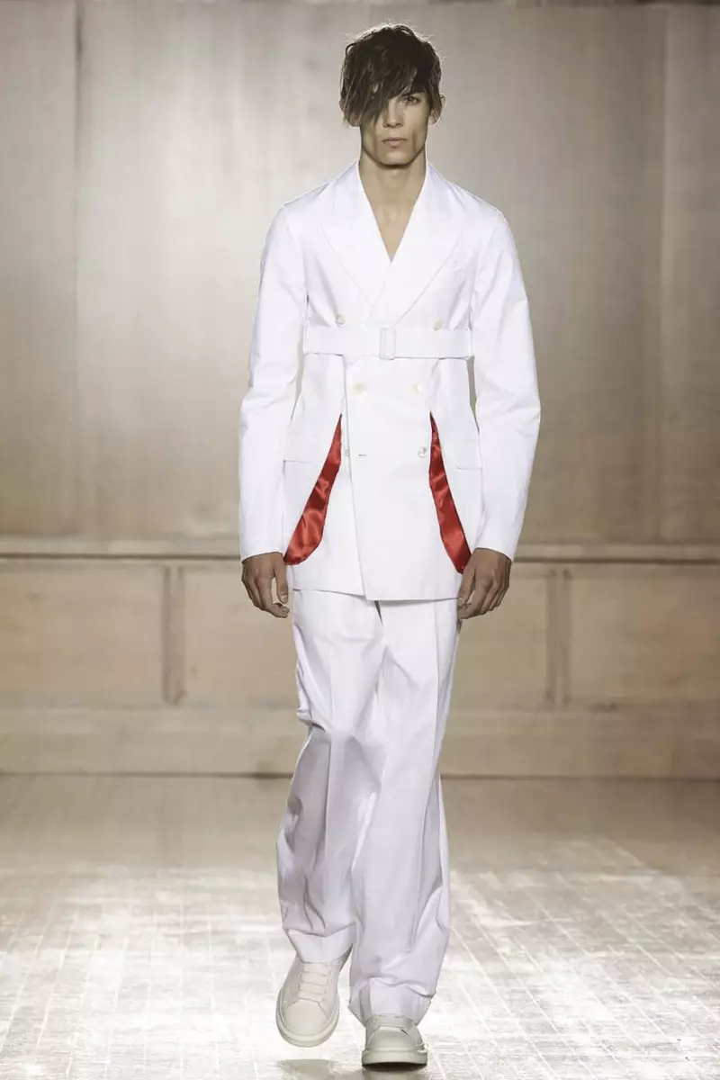 Alexander Macqueen-Menswear Fashion Show våren sommaren 2015 i London