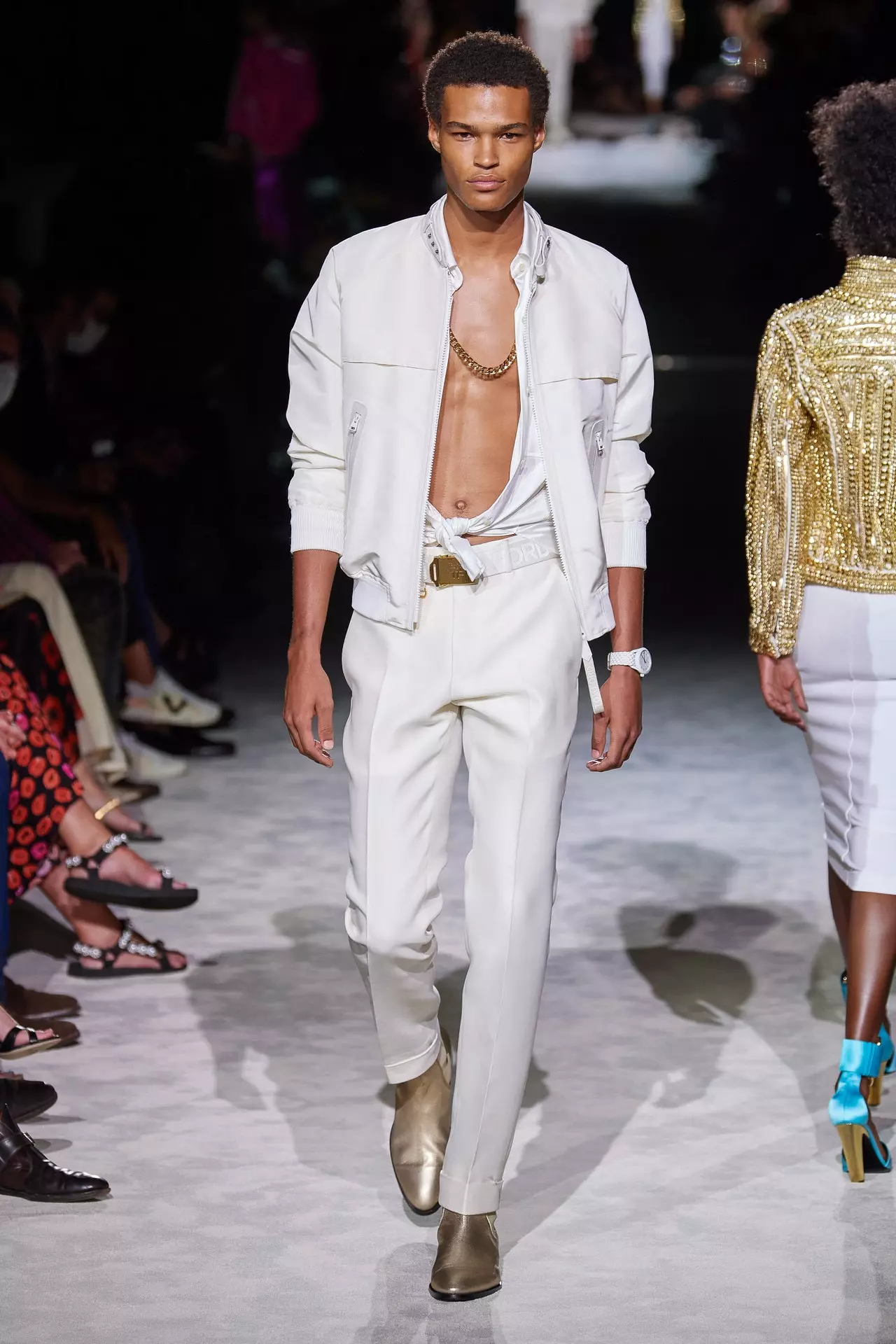 I-Tom Ford Menswear ilungele ukunxiba iNtwasahlobo ngo-2022 eNew York