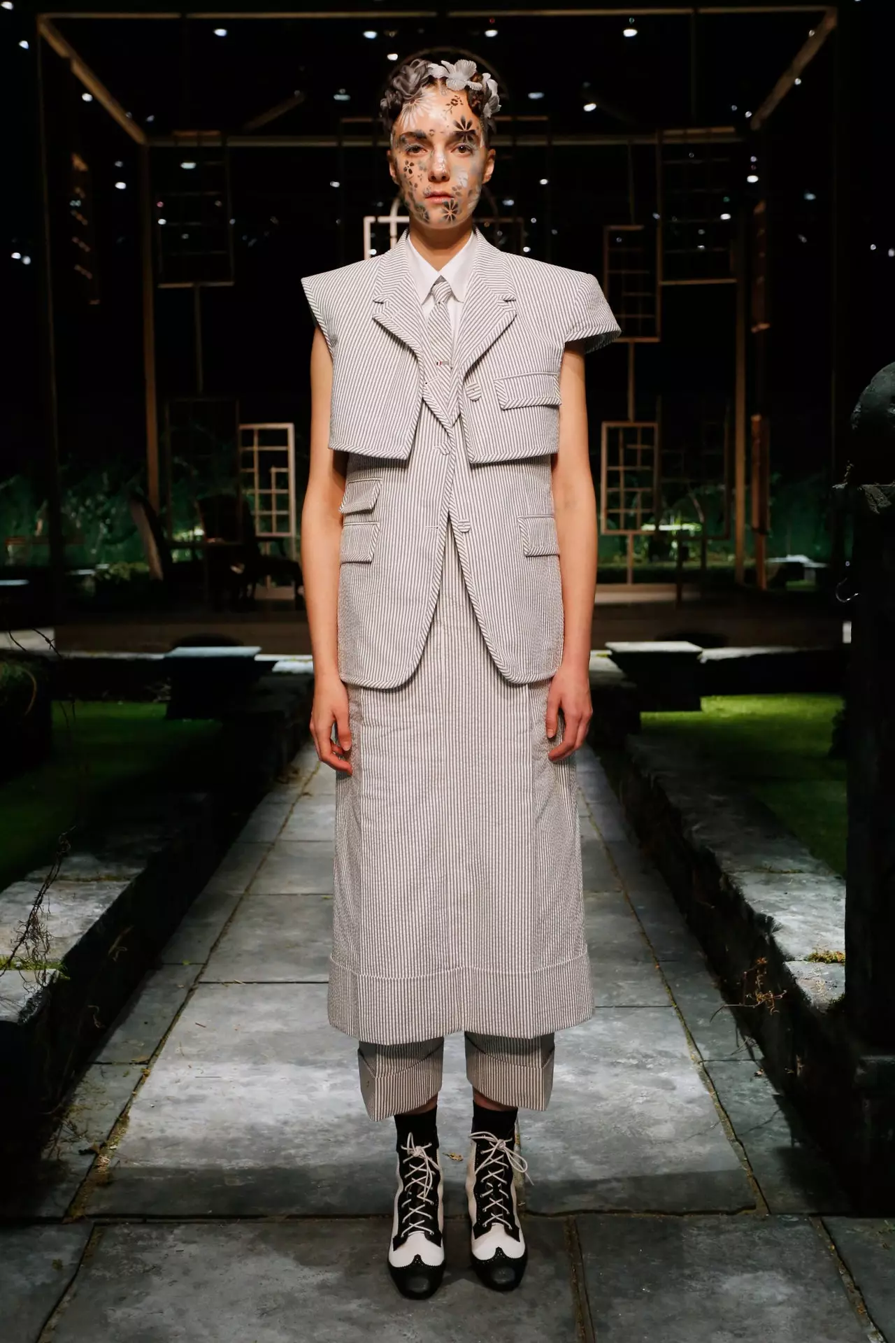 Thom Browne Preta Por Vestiĝi Printempo 2022 Novjorko 8608_15