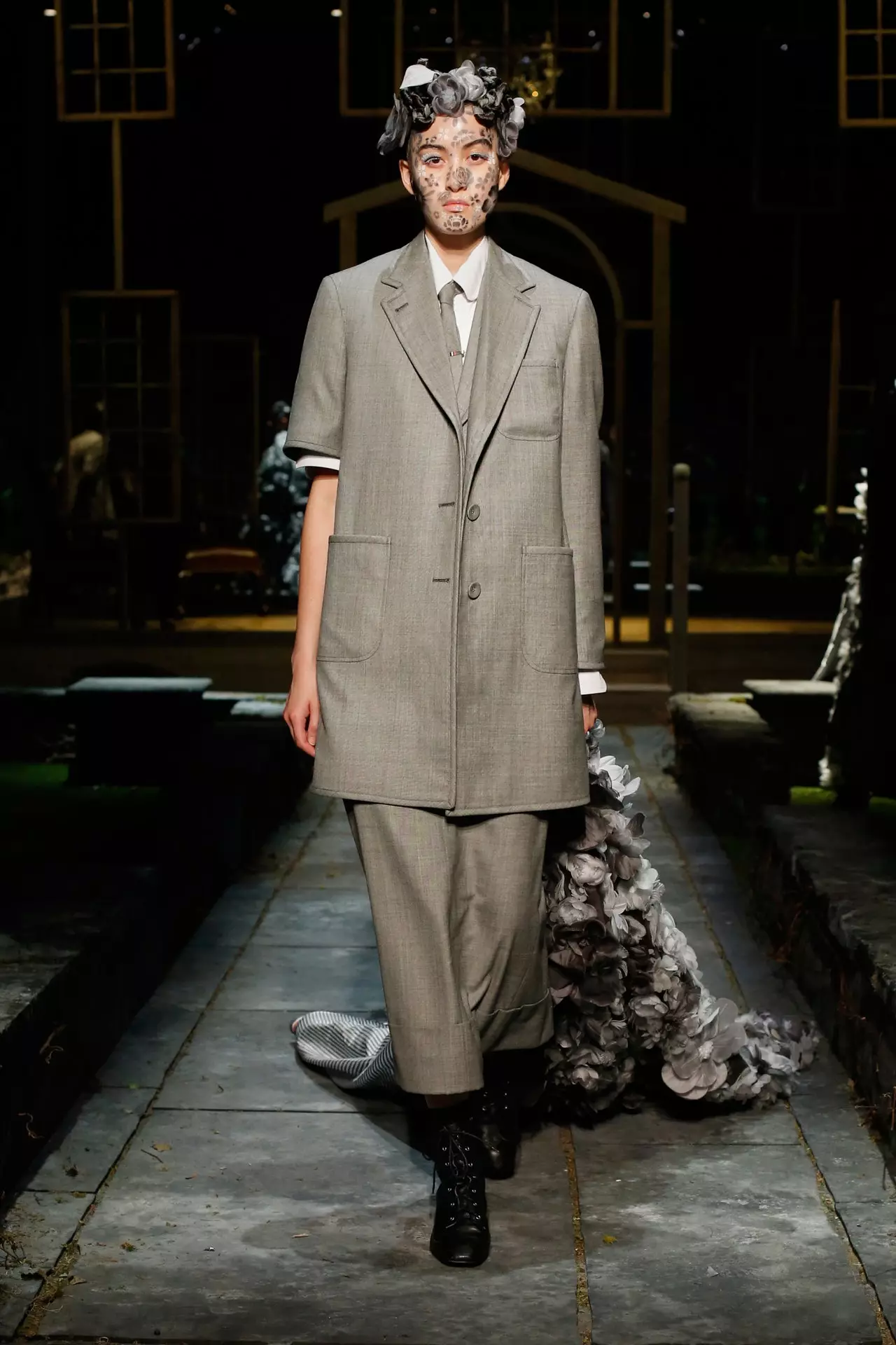 Thom Browne Preta Por Vestiĝi Printempo 2022 Novjorko 8608_25