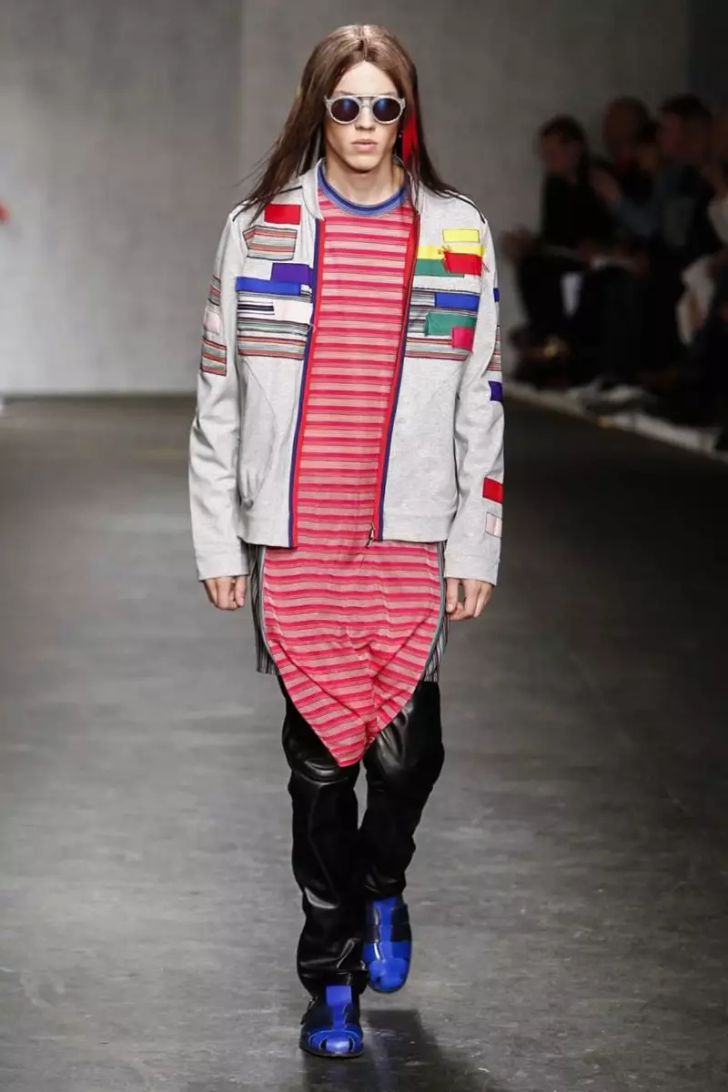 James Long, Gizonezkoen arropa, Udaberria, 2015, Londresko moda desfilea