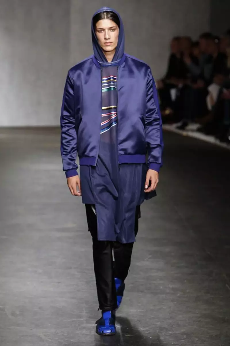 James Long, Gizonezkoen arropa, Udaberria, 2015, Londresko moda desfilea