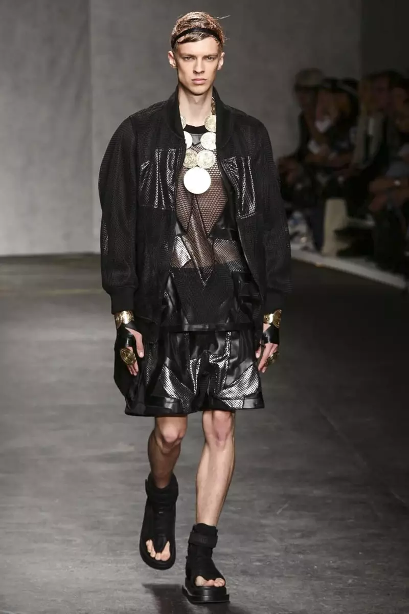 KTZ Menswear 2015 m. pavasario vasaros mados šou Londone