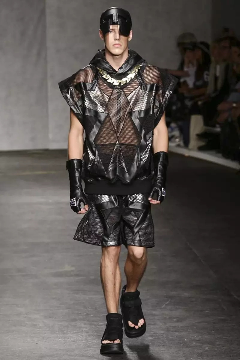 KTZ Menswear 2015 m. pavasario vasaros mados šou Londone