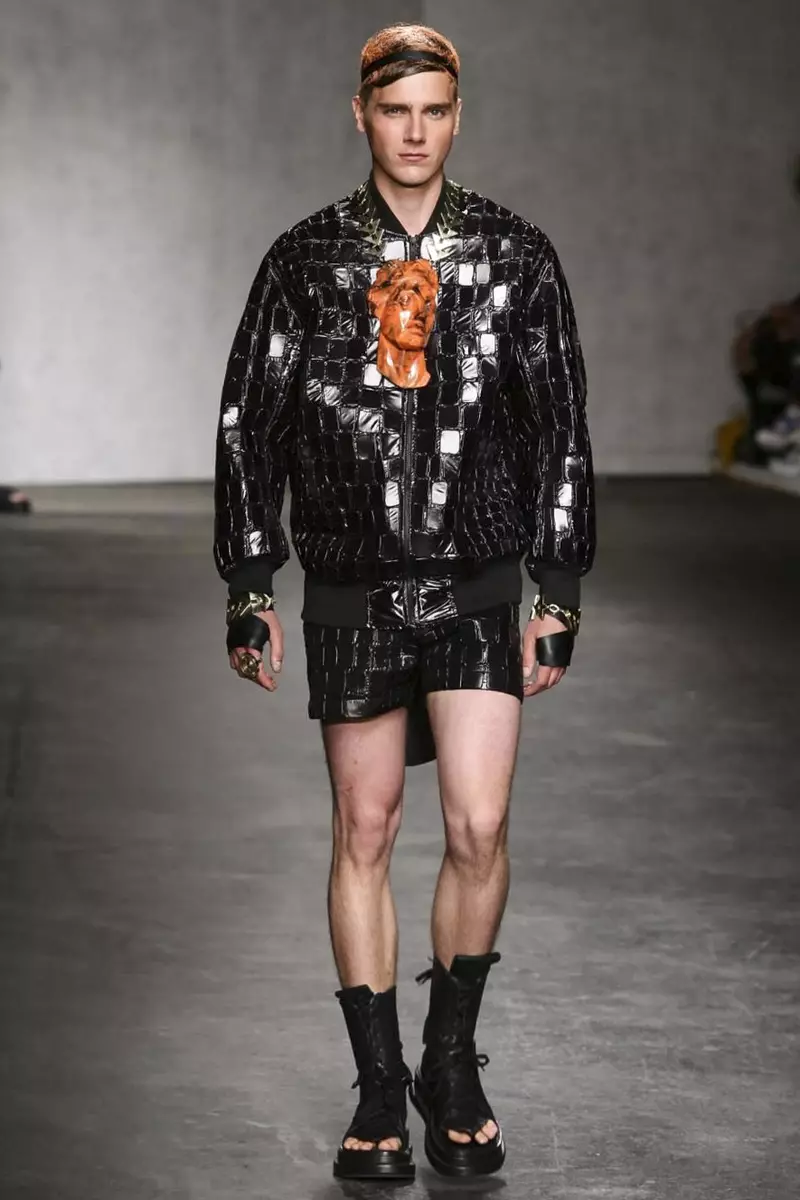 KTZ Menswear 2015 m. pavasario vasaros mados šou Londone