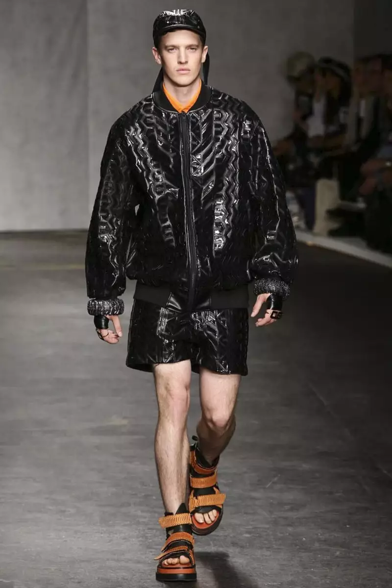 KTZ Menswear 2015 m. pavasario vasaros mados šou Londone